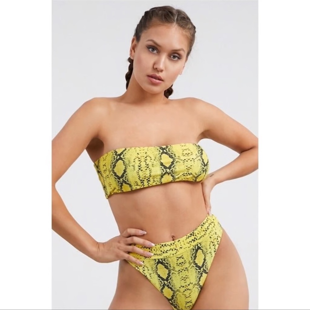 Tiger Mist Yellow Python Bikini - image 4